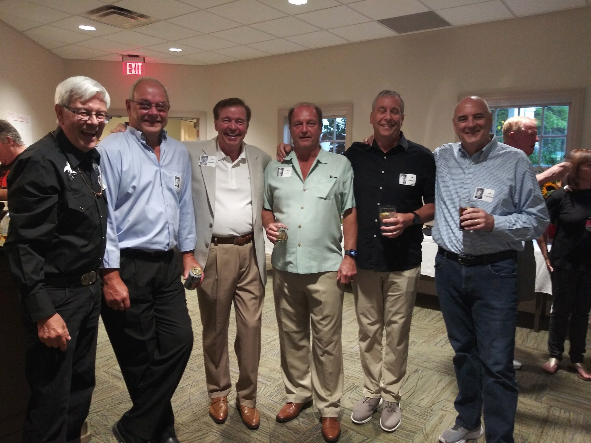 It was a great 50th HS reunion for Class of 72 Brecksville, Ohio. I am on the far left and Judge Jim...