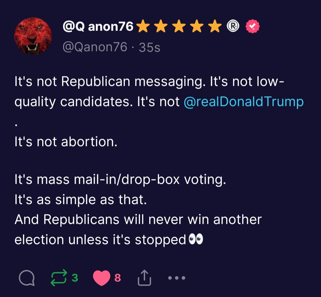 View TexasTurd 🇺🇸's post on GETTR. Join the discussion, share your thoughts, and connect with the community.