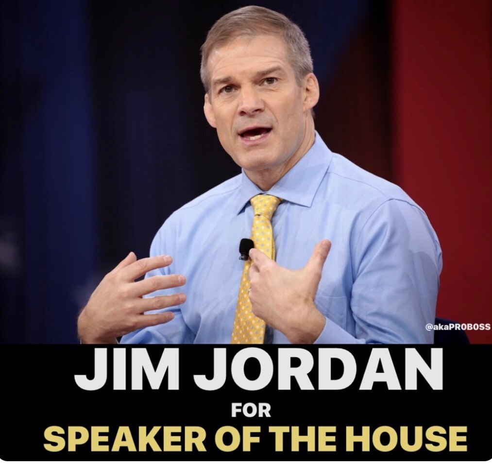 REPOST if you support @Jim_Jordan for Speaker 🔉 #JimJordanForSpeaker #SpeakerJimJordan 