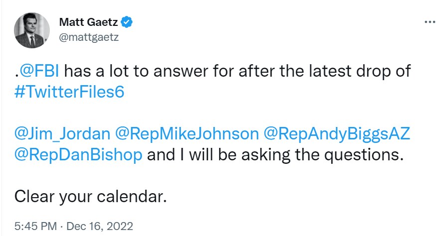 So thankful for @mattgaetz and these other brave advocates. Find out the full truth, Congressman!