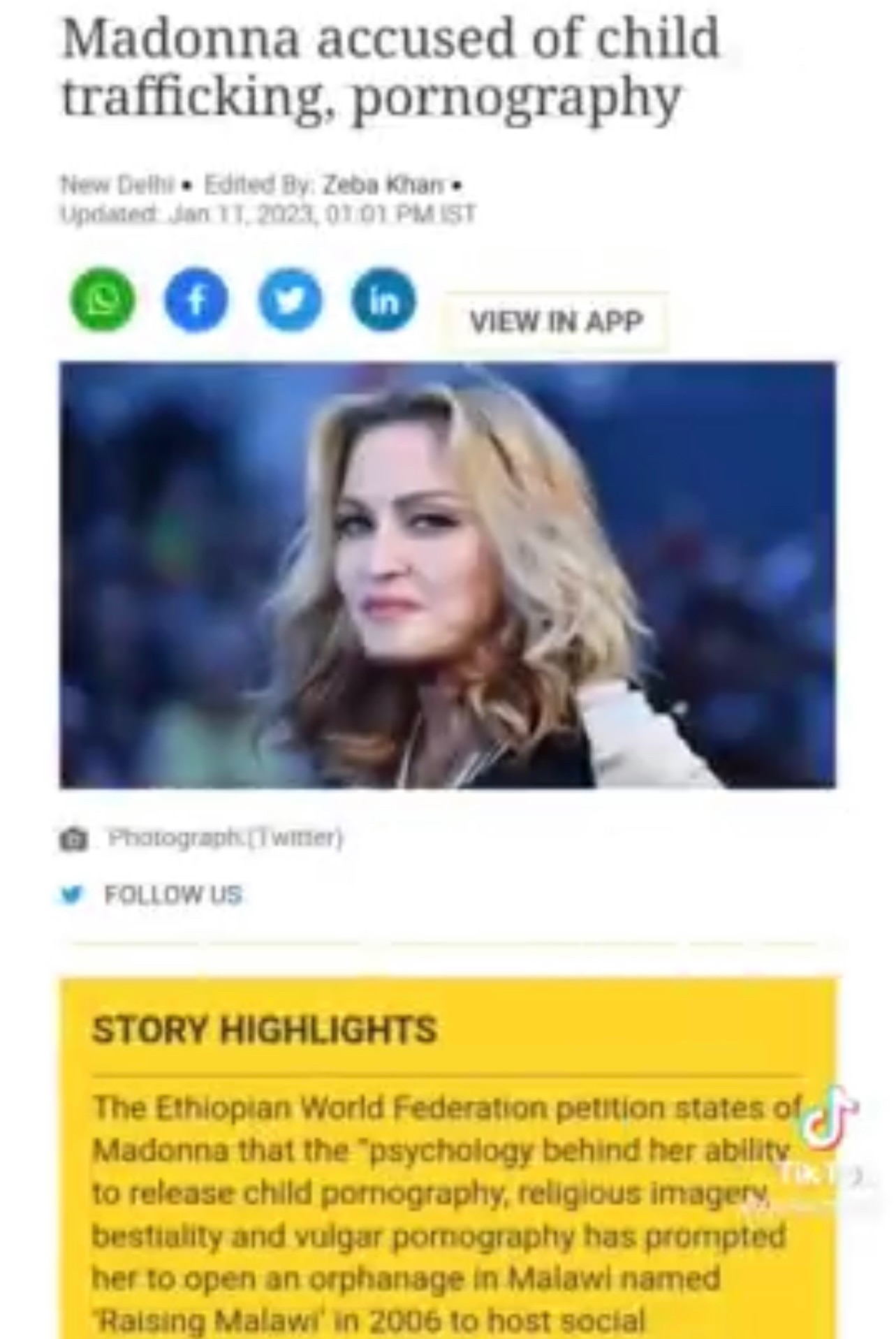 I fucking knew it! 
This bitch went satanic decades ago when she started “studying” Kabbalah, but no...