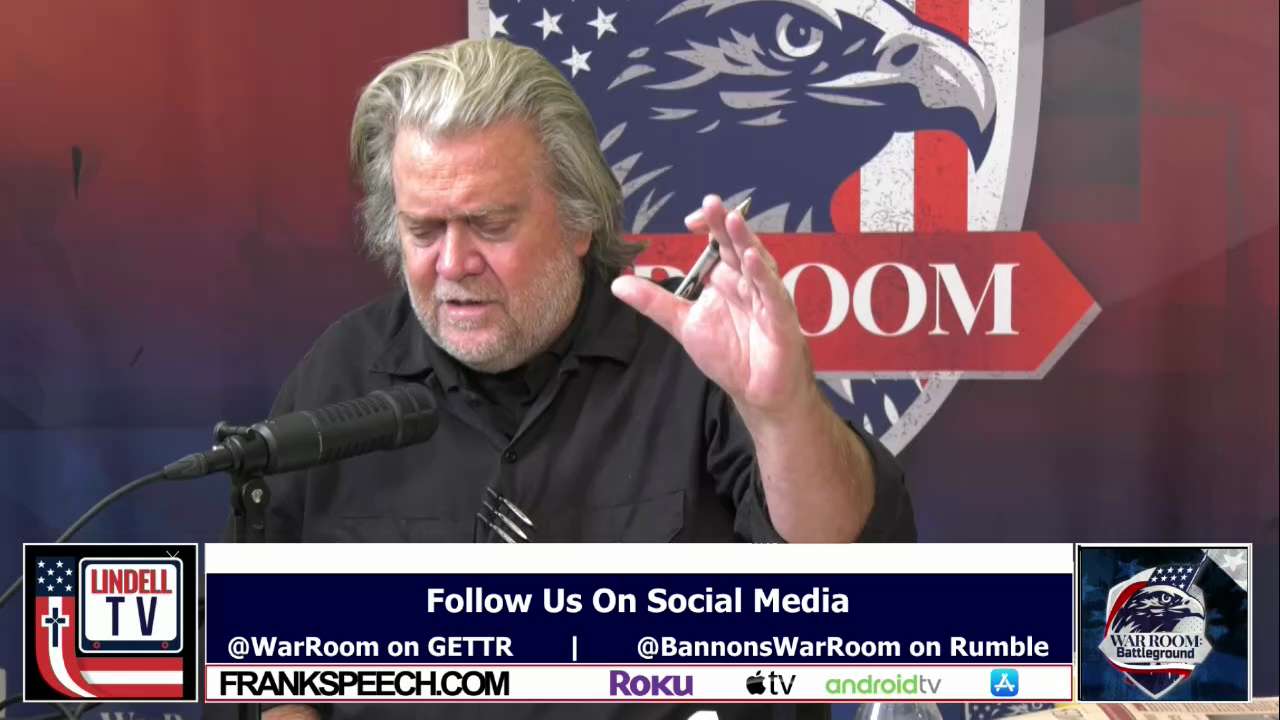 @SteveBannon: We Are Hurdling Towards Global Kinetic War And No One Will Be Able To Escape It