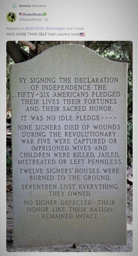 "A Republic.....if you can keep it"
--Benjamin Franklin
We SHALL keep it
We SHALL restore it
We Shall preserve it
So HELP US God
#USA250 #A