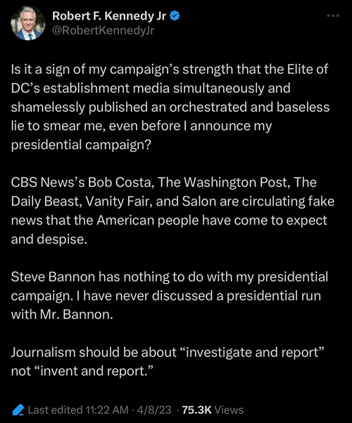 Kennedy’s Presidential Run Strikes Fear in Big Pharma….

https://twitter.com/robertkennedyjr/status/...