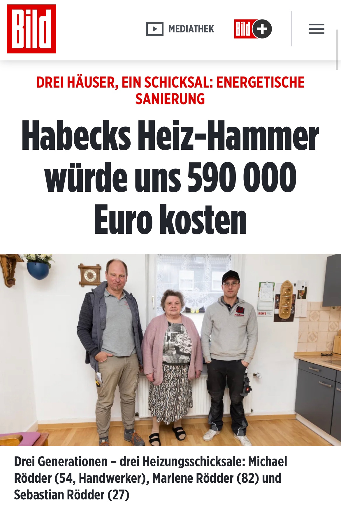 „Muss die Heizung nun umgebaut werden oder nicht? 

Ja, sie muss – und das Haus gleich mit!“

https:...