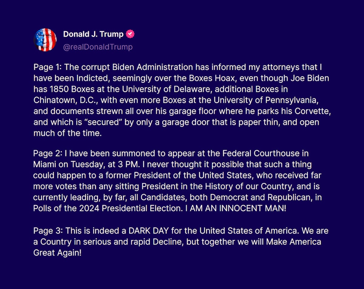 View il Donaldo Trumpo's post on GETTR. Join the discussion, share your thoughts, and connect with the community.