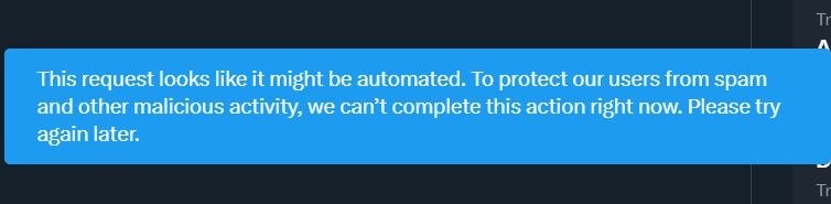 For the past hour now I've been completely soft-locked out of being able to do anything on Twitter f...
