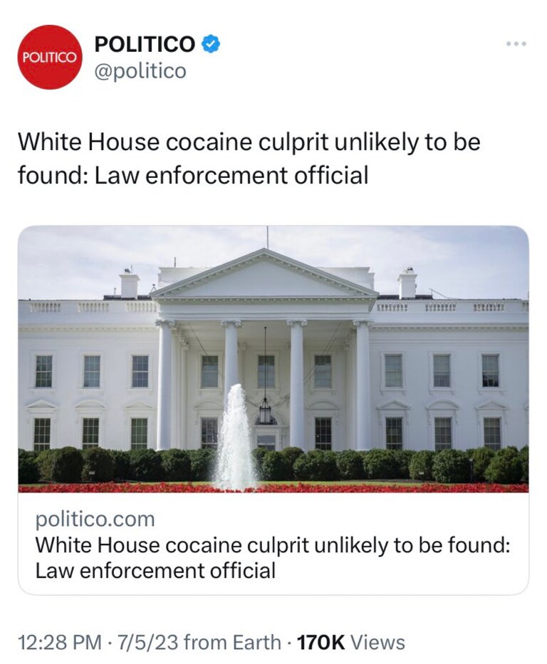 The narrative is in. “Unlikely to be found”   

