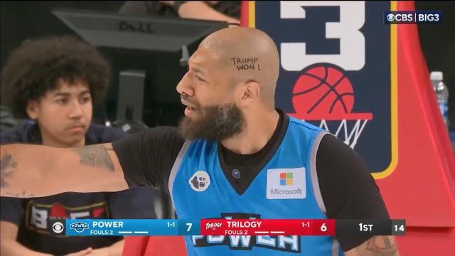 Royce White on CBS national broadcast of Big 3 basketball LIVE from Brooklyn!!!