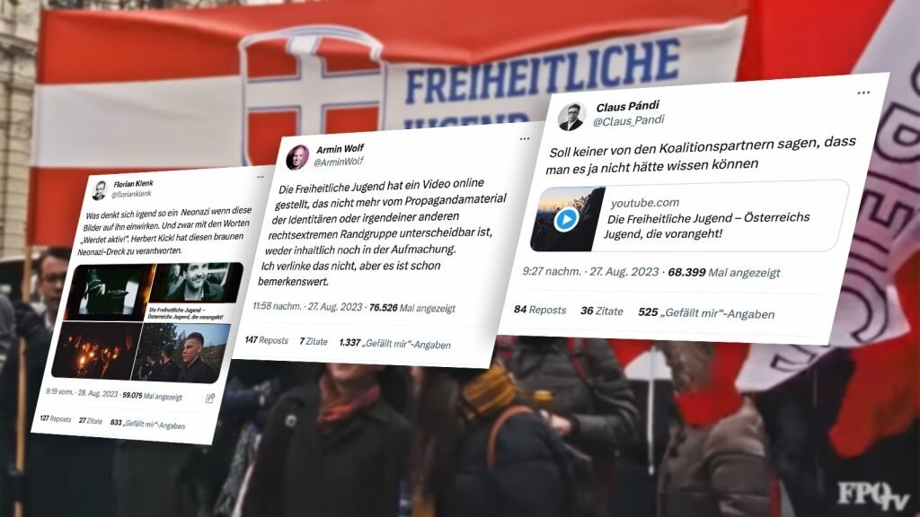 Ein Werbevideo der Freiheitlichen Jugend sorgt aktuell für Aufregung: 

Weil sich die jungen Patriot...