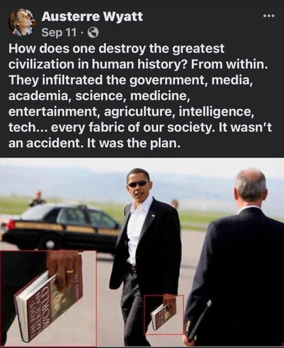 Awesome and accurate post by Wyatt on Facebook! #djstrains #cog #umpg #bringbacktrump 