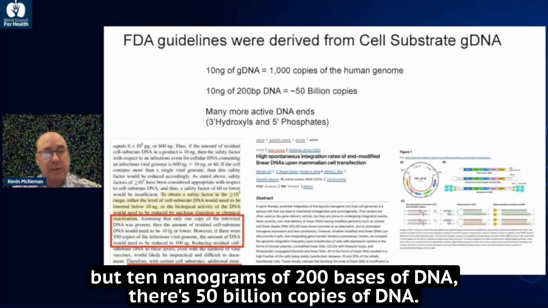 🆕 "A Perfect Storm" May Be Responsible for the Cancer Rise That We're Seeing

🇺🇸 Kevin McKernan: ...