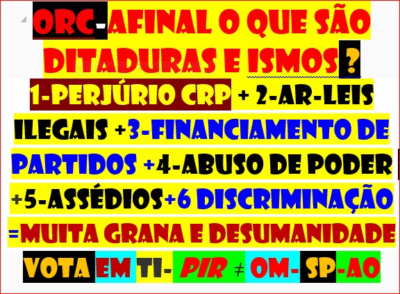 ABUSO D CRIANÇAS
1 https://twitter.com/NoticiasTavares/status/1719739263183356193
2
https://twitter.com/CarlosSilv35097/status/1719761368180461732
TOMEMOS 