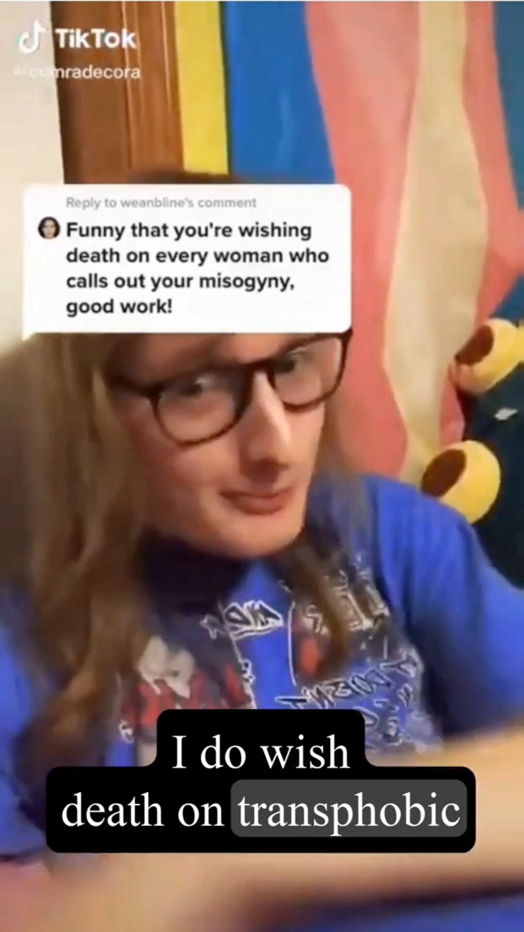 Transgender wishes death on women.

#transrights #lgbt #audreyhale #gtok #pride #pokemon #comrade #nashville #manifesto #gettr 