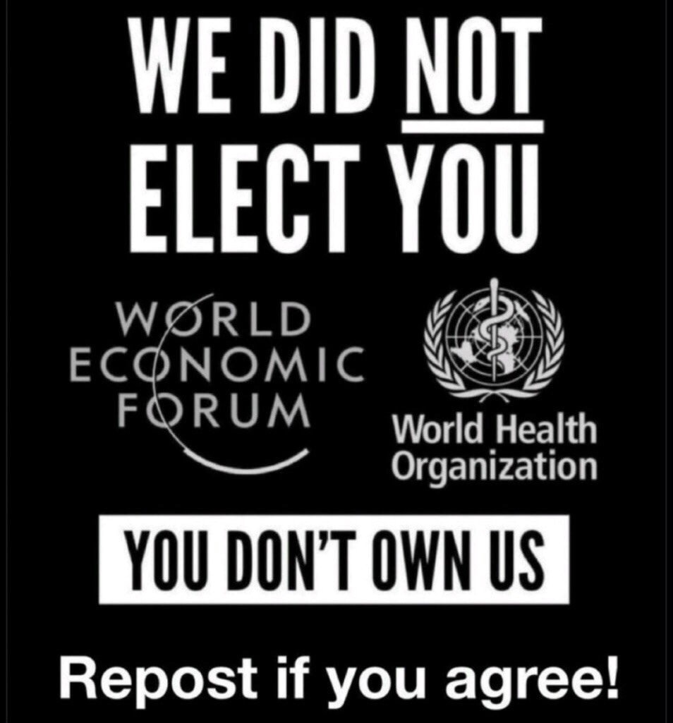 NWO/WEF MUST BE EXTERMINATED
THEY ARE DEPOPULATING PEOPLE FASTER THAN ANYONE IN HISTORY RIGHT NOW