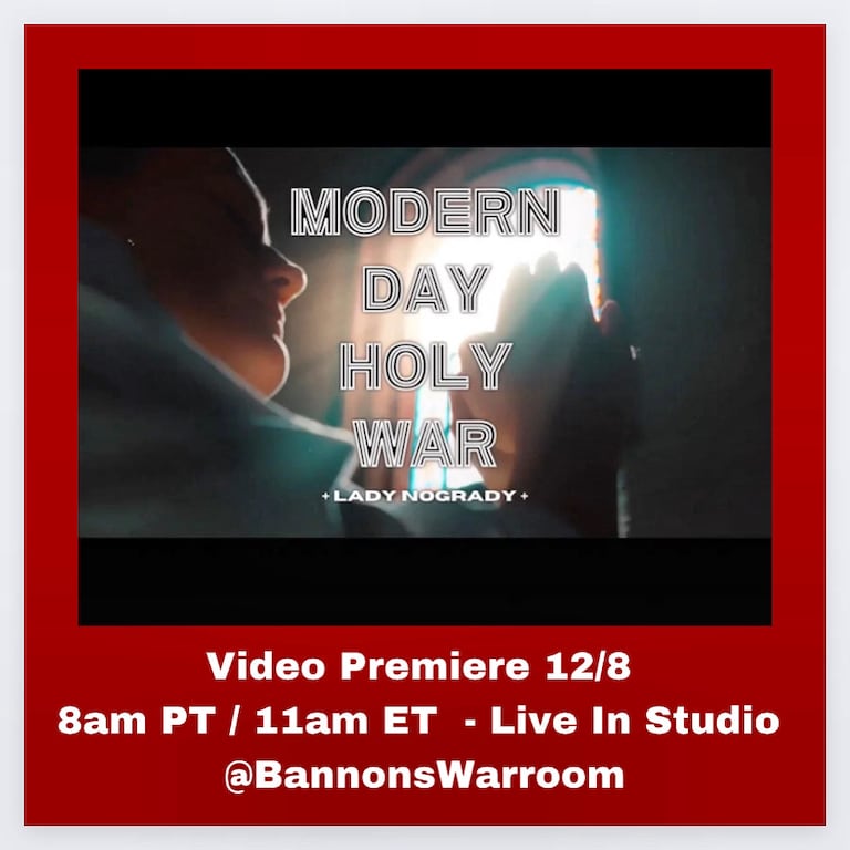 Music video *dropping* tomorrow 12/8 @ 8am PT / 11am ET on @SteveBannon @WarRoom 🙏🏼🇺🇸🙌🏼
I’ll be live in studio with the Bossman #SteveBannon himself