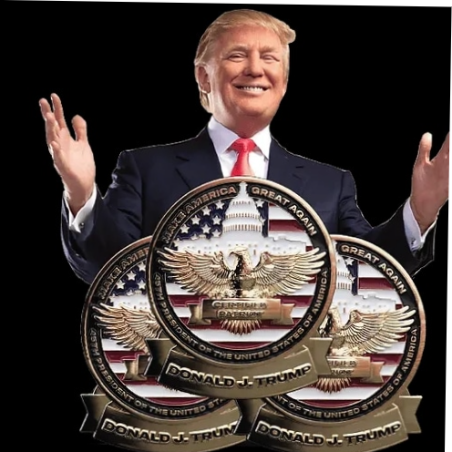 Get your Badges too ☝️☝️
Donald Trump has done it all. He stands as a remarkable example of success and patriotism. Now is the time to commemorate his legacy.