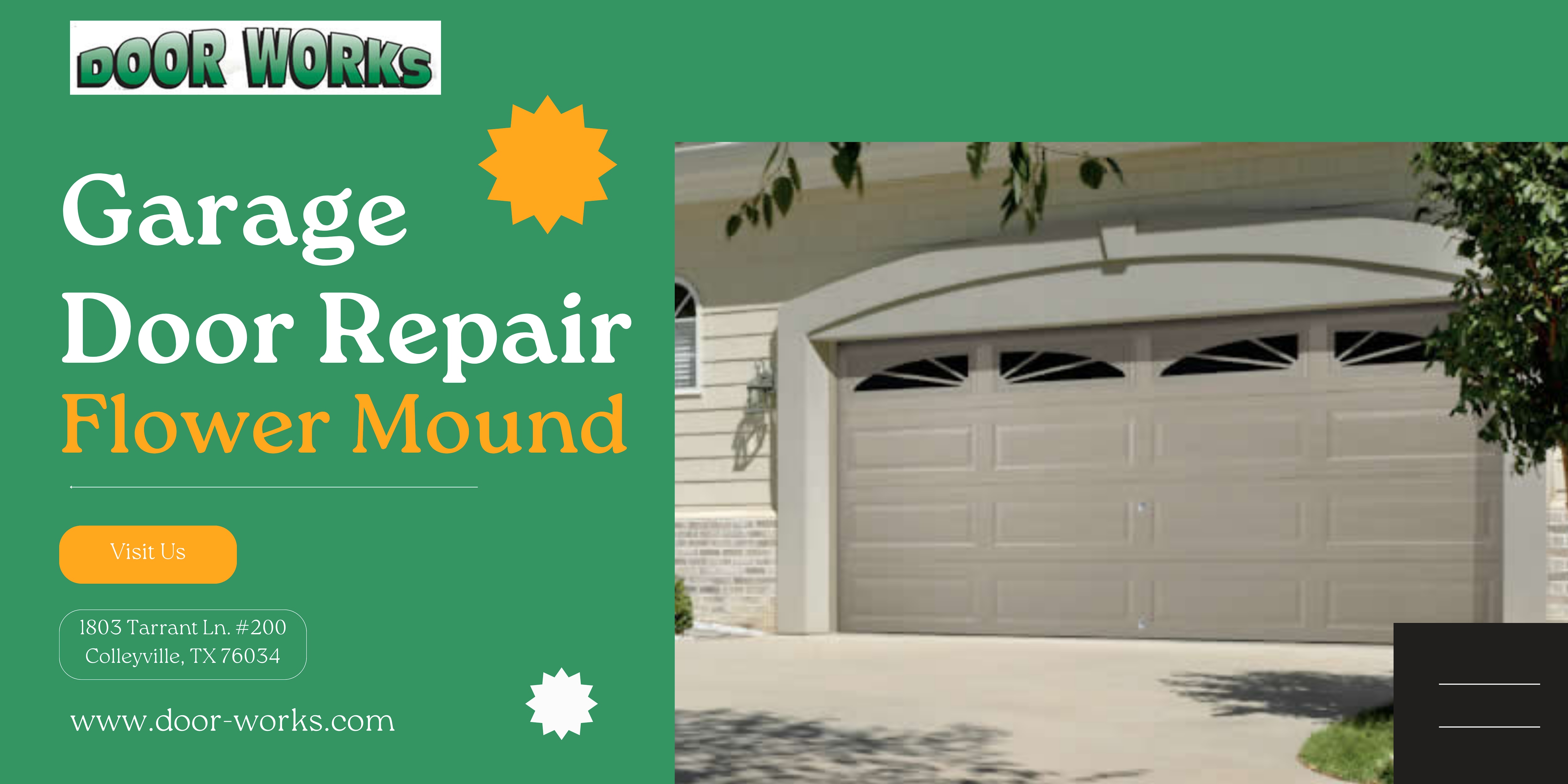Looking for garage door repair services in Flower Mound?
Looking for garage door repair services in ...