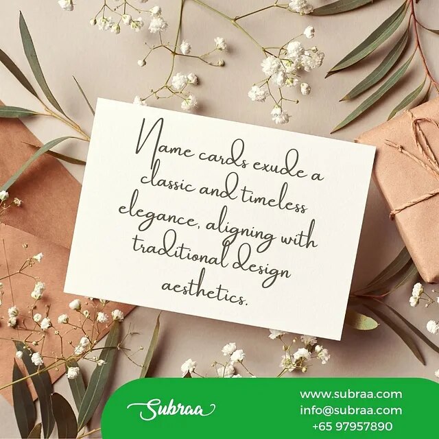 Choosing Dimensions: Navigating the Landscape and Portrait Options for Name Cards — Subraa

The dime...