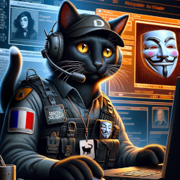 Chat Français Patriote en mode Soldat Digital. Vive la liberté, vive la France ! 🇫🇷 #Patriote #Frexit #RIC #macrondestitution #WWG1WGA #MAGA