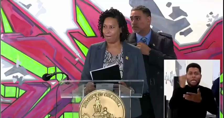 Pro Hamas Protestor Almost Takes Down Radical D.C. Mayor Muriel Bowser 

