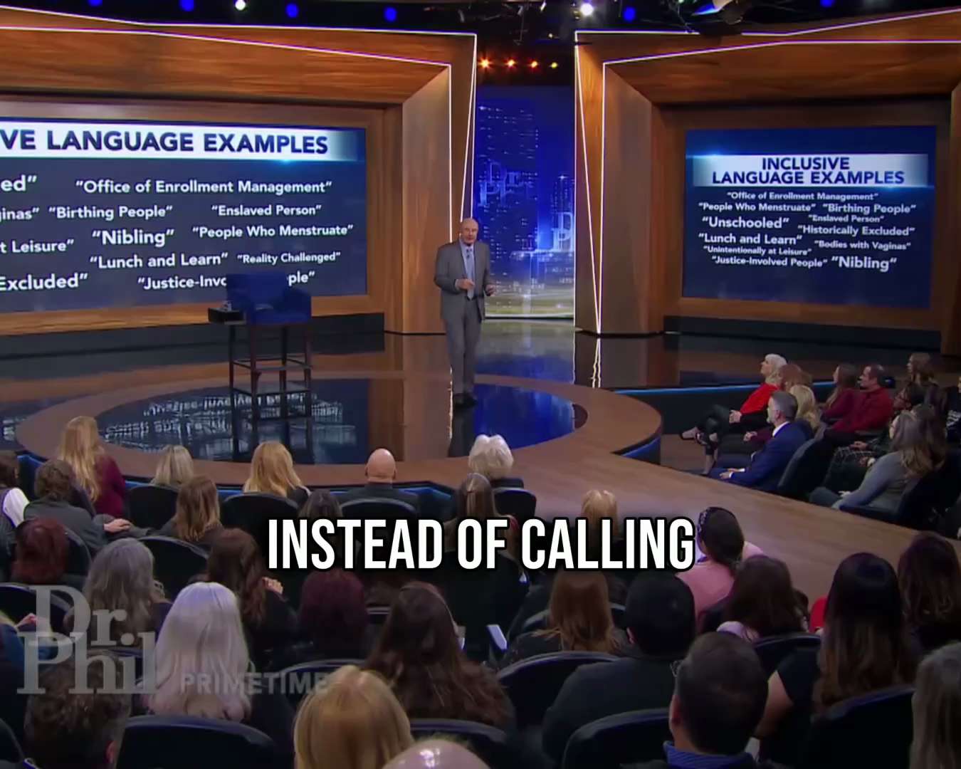 Dr Phil explaining how woke language is utter bullshit. 

