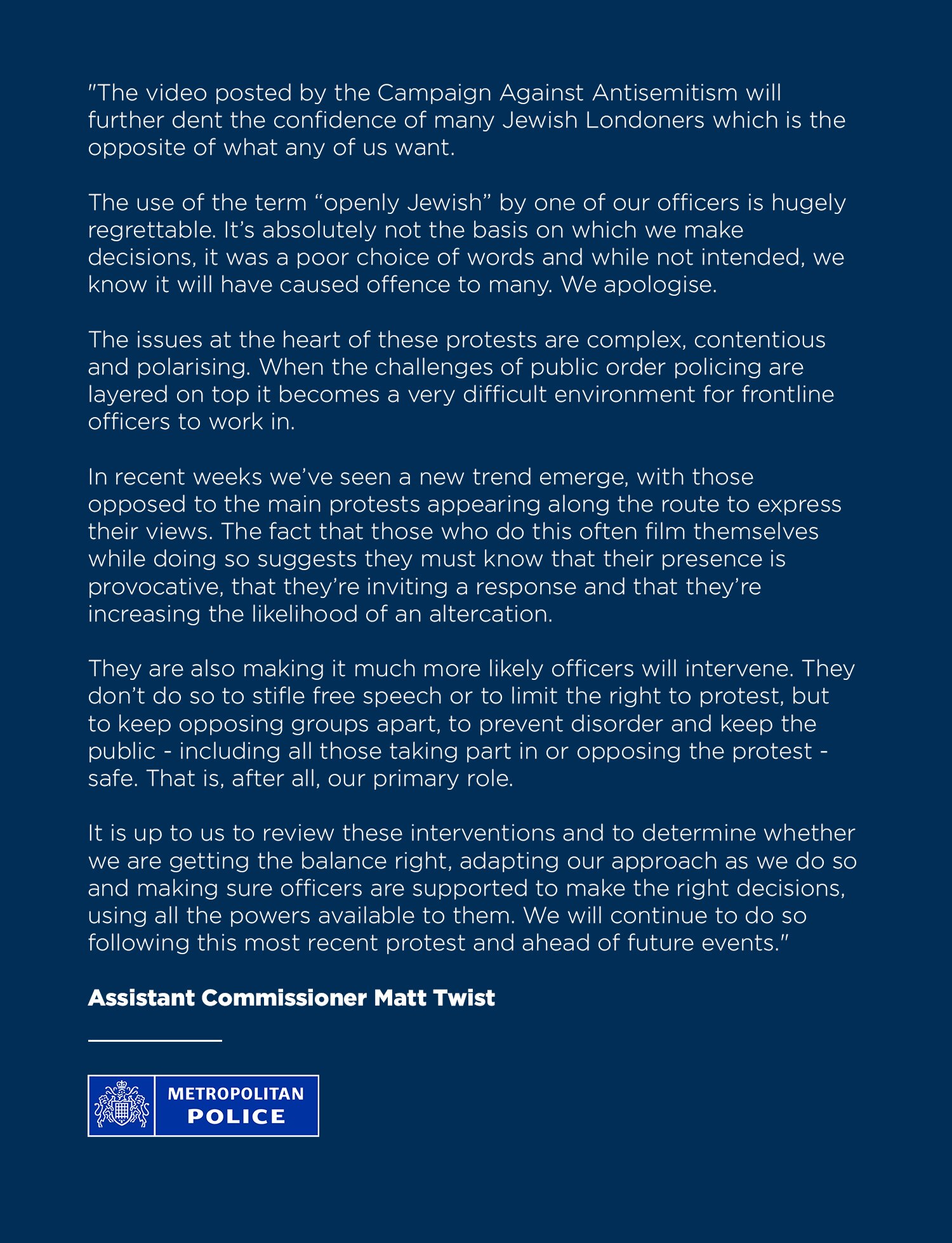 So many words to say:- "Don't come out and oppose these fanatics and things will stay peaceful and o...