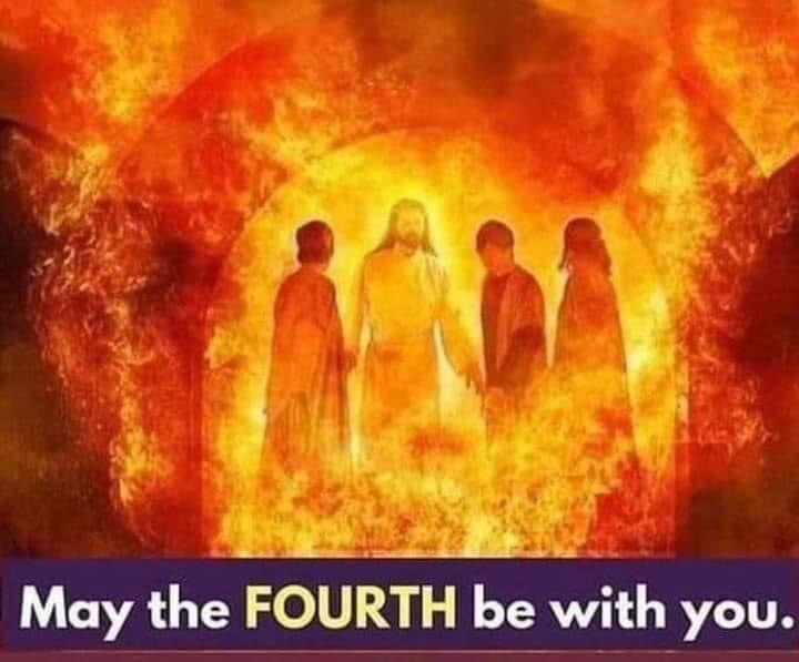 Then King Nebuchadnezzar leaped to his feet in amazement and asked his advisers, “Weren’t there thre...