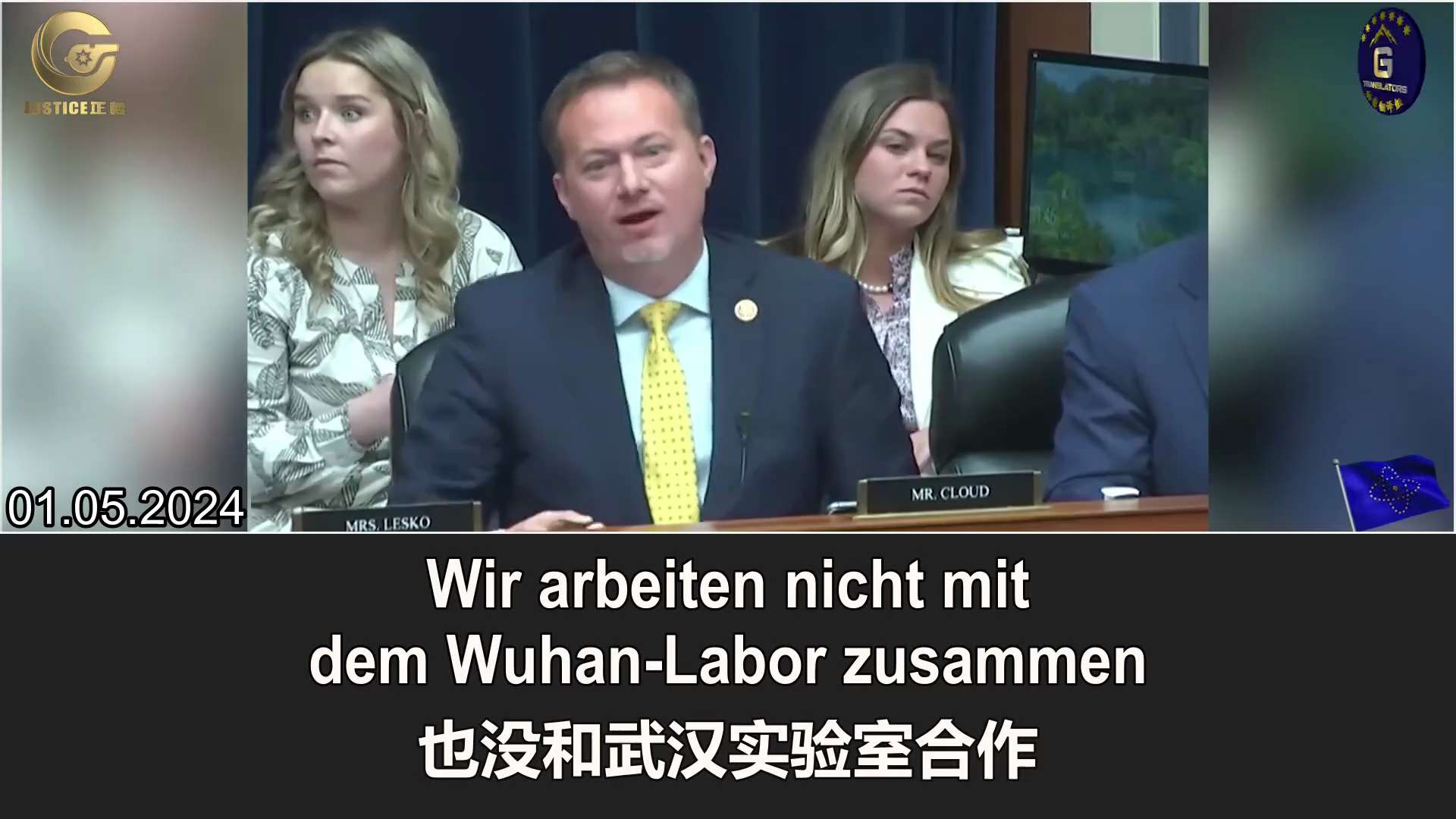 01.05.2024 [ Anhörung mit dem Präsidenten der EcoHealth Alliance, Peter Daszak] Kongressabgeordneter Cloud: Es ist besorgniserregend, dass wir das Steuergeld jemandem anvertrauen, der mit einem Land zusammenarbeitet, das uneingeschränkte Kriegsführung gegen uns betreibt und Beweise vernichtet！
#CCP #NiedermitderCCP #WIV #EcoHealthAlliance 
【德语】
5/1/2024【生态健康联盟总裁达萨克听证会】克劳德众议员：我们将纳税人的钱交给一个人，而这个人与一个向我们发动超限战并销毁证据的国家合作，这是令人担忧的！
#中共 #消灭中共 #武毒所 #生态健康联盟