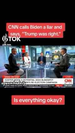 CNN Admits that Trump Was Right and Biden is A Compulsive Liar
