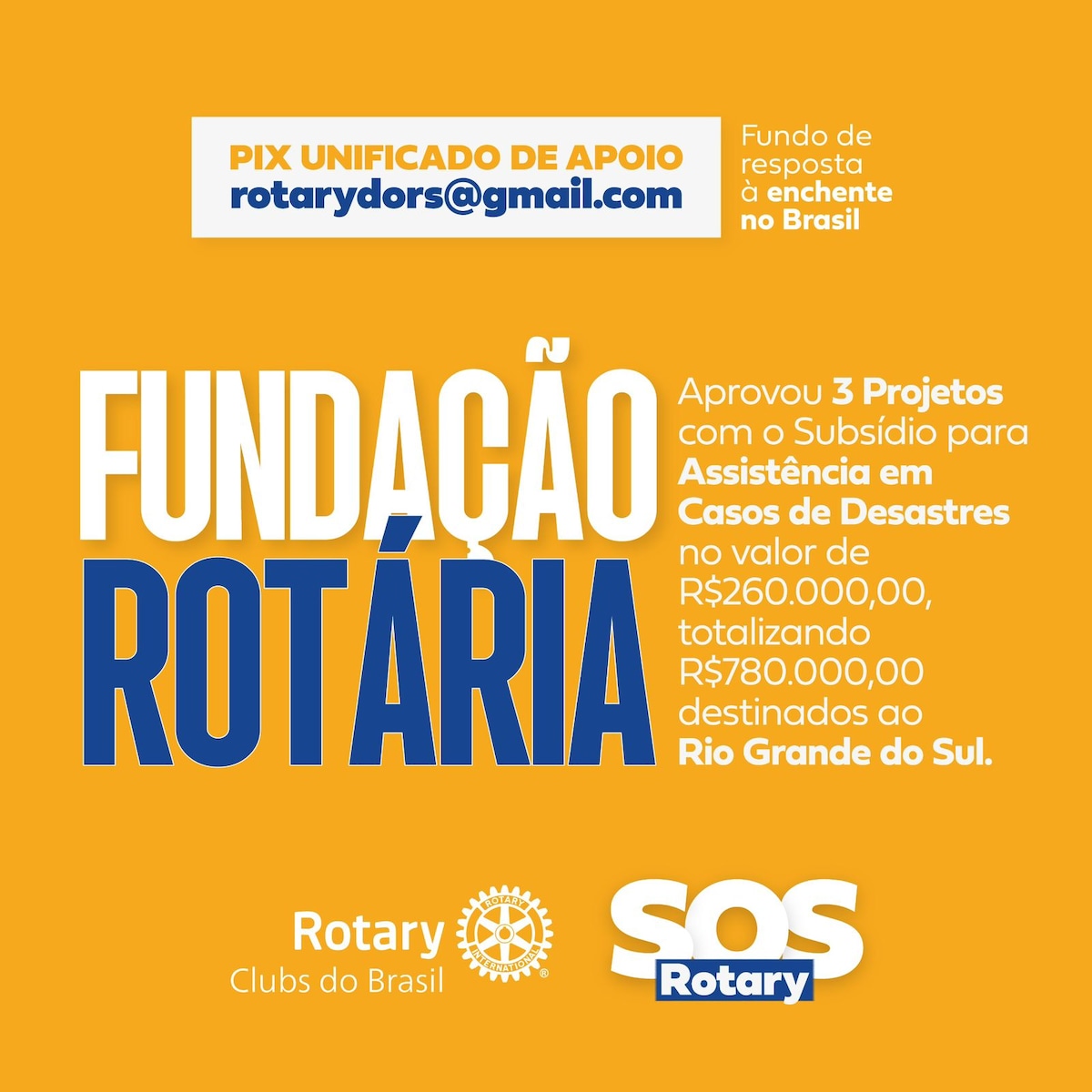 A Fundação Rotária está fazendo sua parte com apoio dos rotarianos por todo mundo. #juntossomosmaisf...