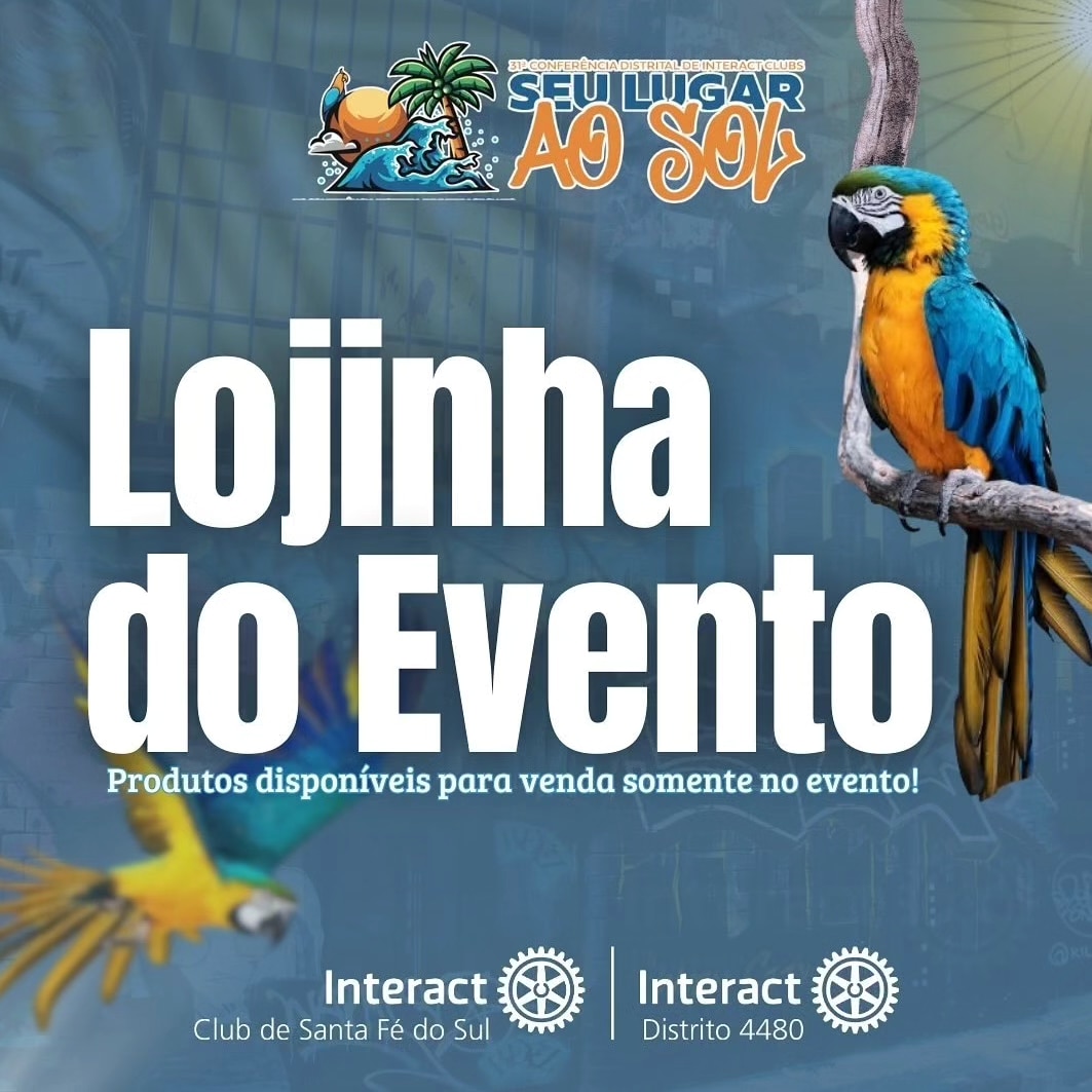 Texto do Ic.Eventos4480, Interact Club de Santa Fé do Sul e do Interact Distrito 4480:

ESTÃO SABEND...