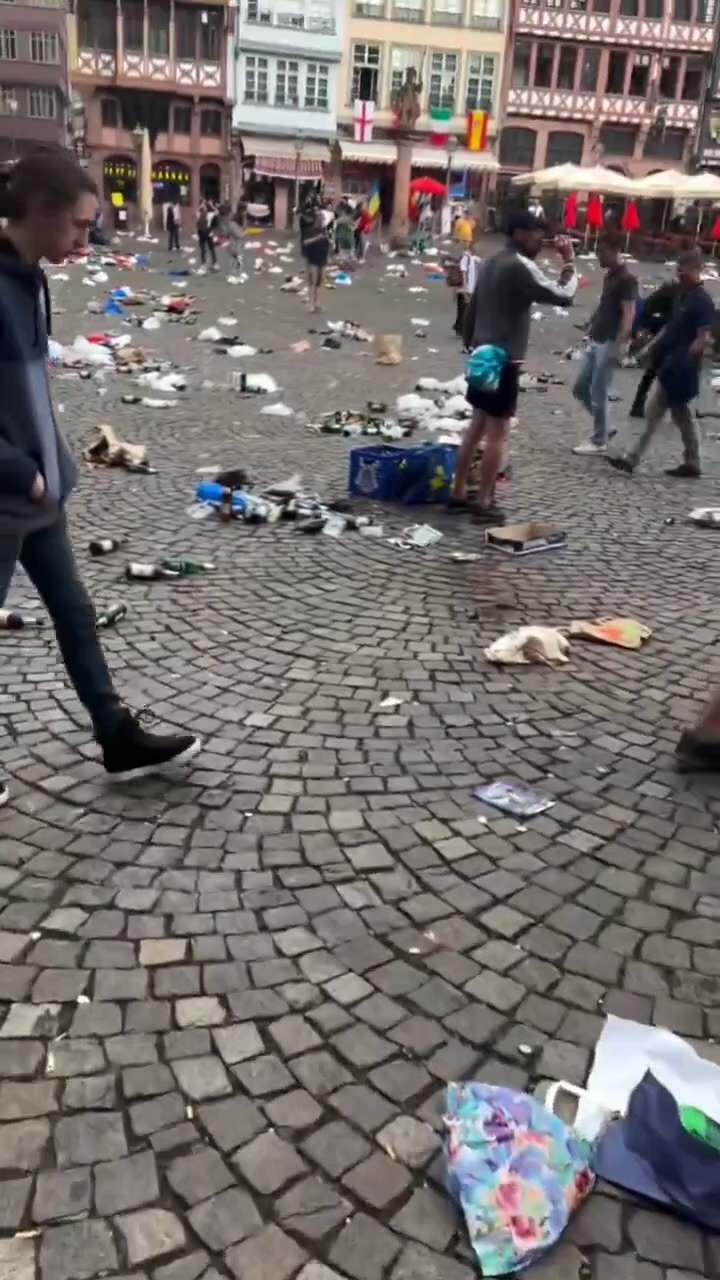 They bring their Third World living standards with them…

Frankfurt, Germany..

