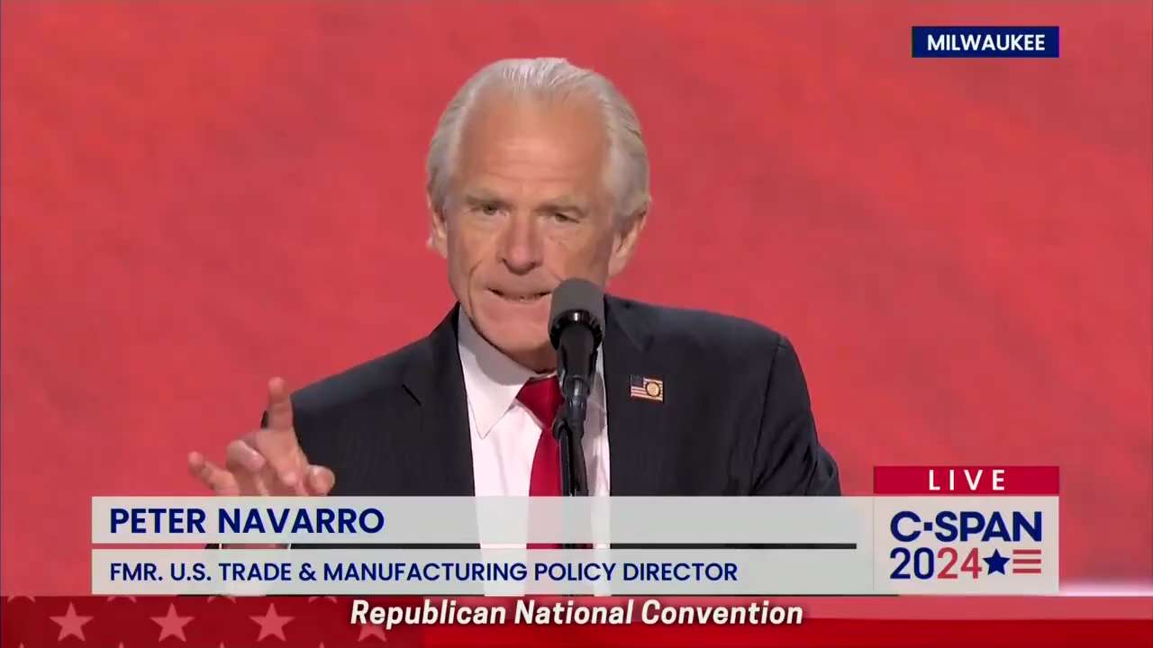 PETER NAVARRO

"THIS MORNING, I DID WALK OUT OF FEDERAL PRISON IN MIAMI. JOE BIDEN AND HIS DEPARTMEN...