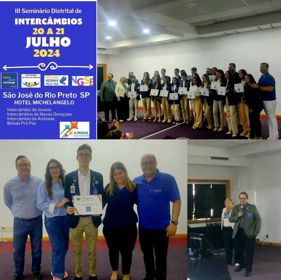 Texto do Rotary Club de São José do Rio Preto - Jardins:

Nos dias 20 e 21 de julho, foi realizado o...