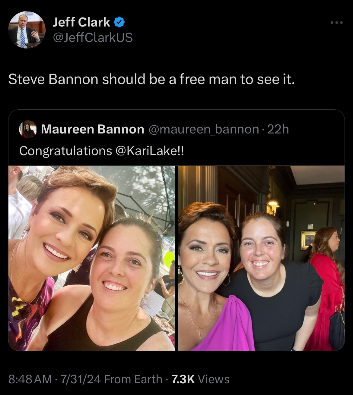 Free Steve Bannon

*Steve Bannon’s social media posts are temporarily being handled and managed independently of him.*
