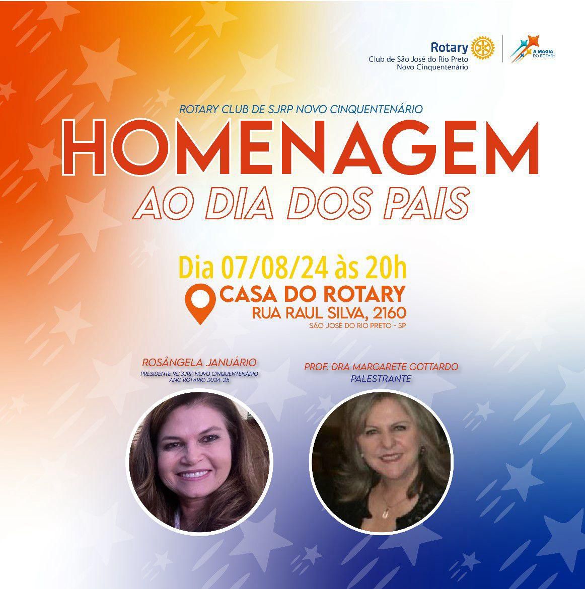 Nesta quarta-feira, dia 7 de agosto, a reunião do Rotary Club de São José do Rio Preto - Novo Cinque...