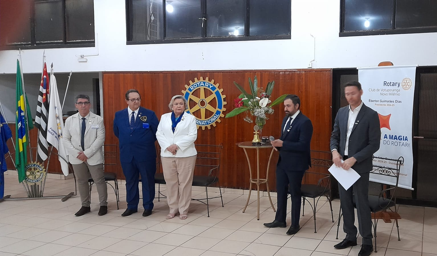 Texto do Gov. José Luiz Pavam:

O Rotary Club de Votuporanga - Novo Milênio, presidido pelo advogado...