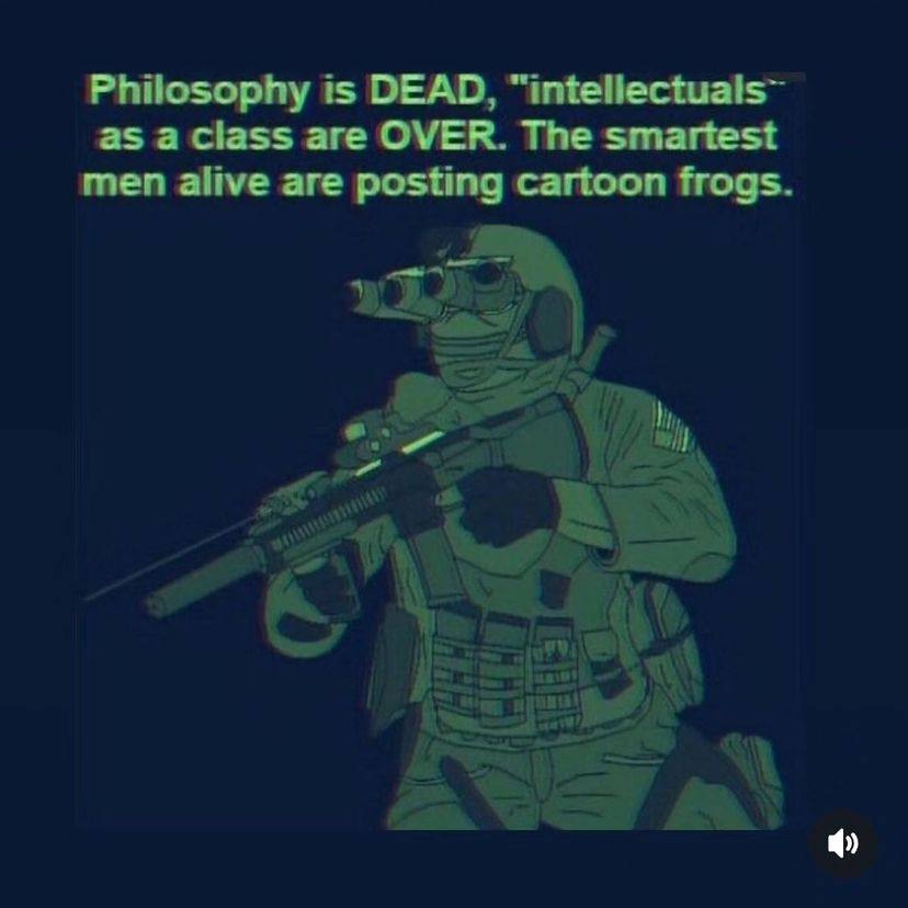 Harumph i say. Intellectual quislings say the darndest things. 