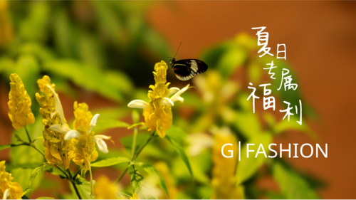 炎炎夏日即将过去，知了叫声也不再聒噪刺耳。
G|FASHION最后一波夏日惊喜，
让我们一起迎接秋收的果实吧！

2.5折专属会员链接：https://gfashion.com/ABECITY33