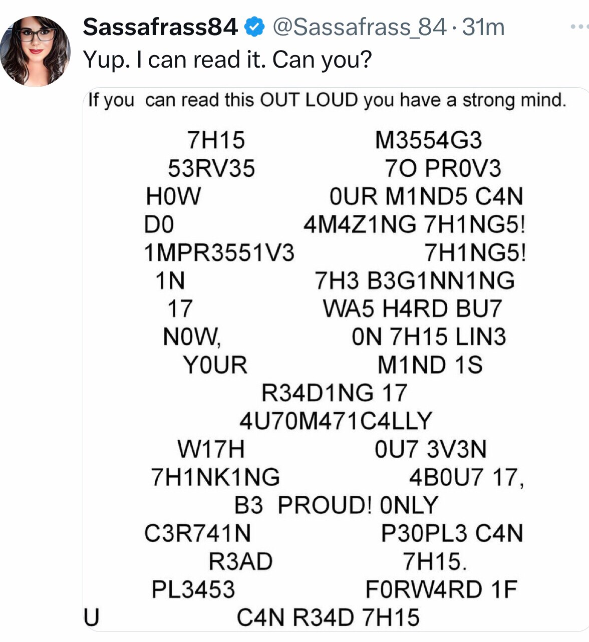 AMAZING !
CAN YOU READ IT ?
