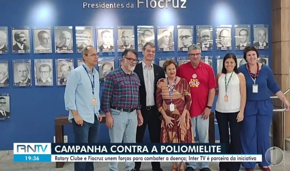 Texto da Revista Rotary Brasil:

A campanha contra a pólio realizada por meio de uma parceria entre ...