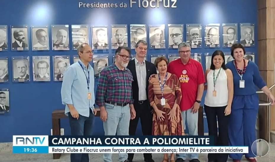 Texto da Revista Rotary Brasil:

A campanha contra a pólio realizada por meio de uma parceria entre ...