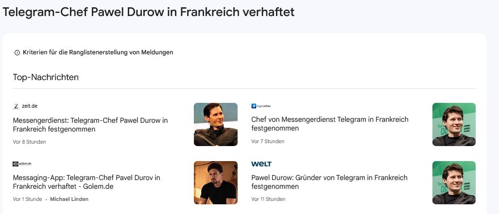 🇩🇪 Die deutschen Einheitepresse funktioniert perfekt zur Verhaftung von Durow, dem Chef von Telegr...