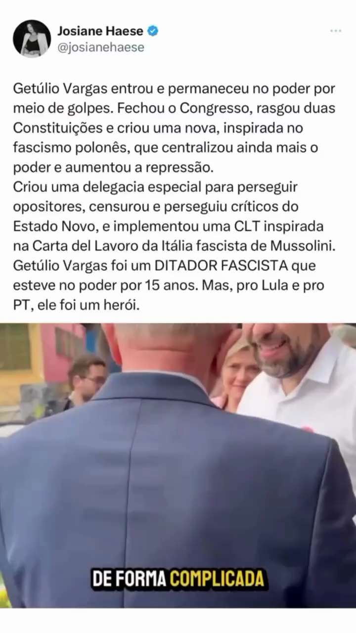 😡 É incrível como o 🦑molusco e seus asseclas SEMPRE se direcionam à homenagear ditadores e crimino...