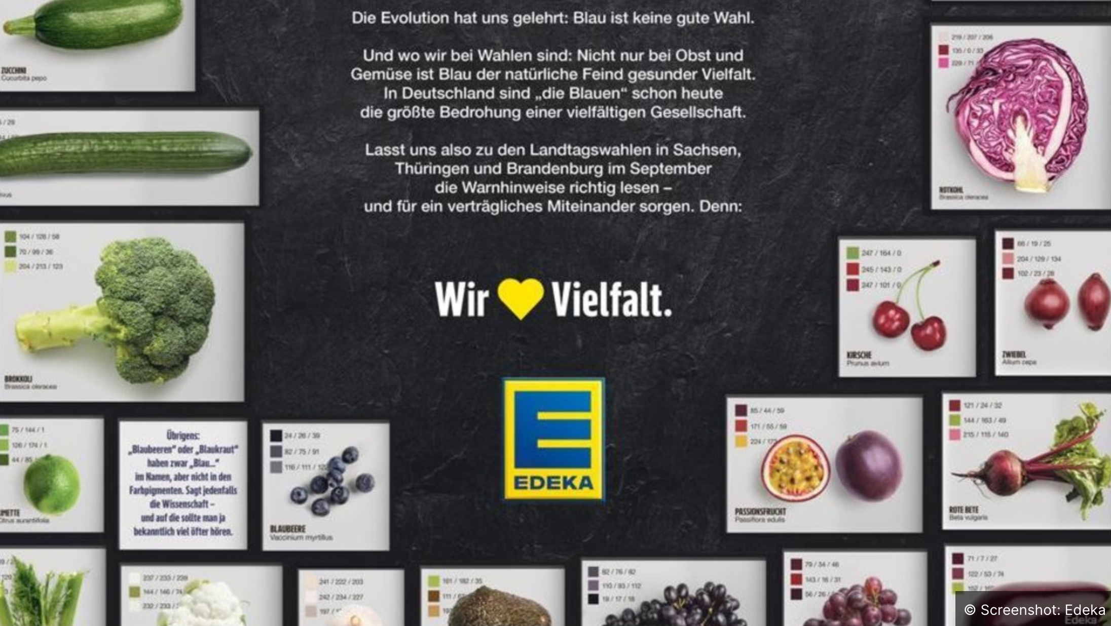Blau ist keine gute Wahl! Wann ändert EDEKA die Farbe in seinem Logo?
