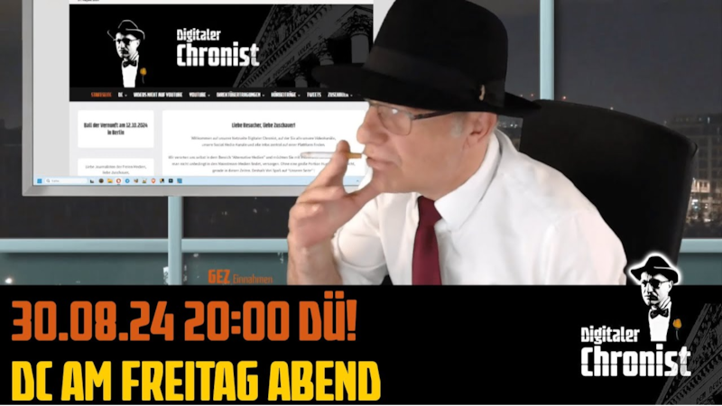 Aufzeichnung vom 30.08.24 DC am Freitag Abend