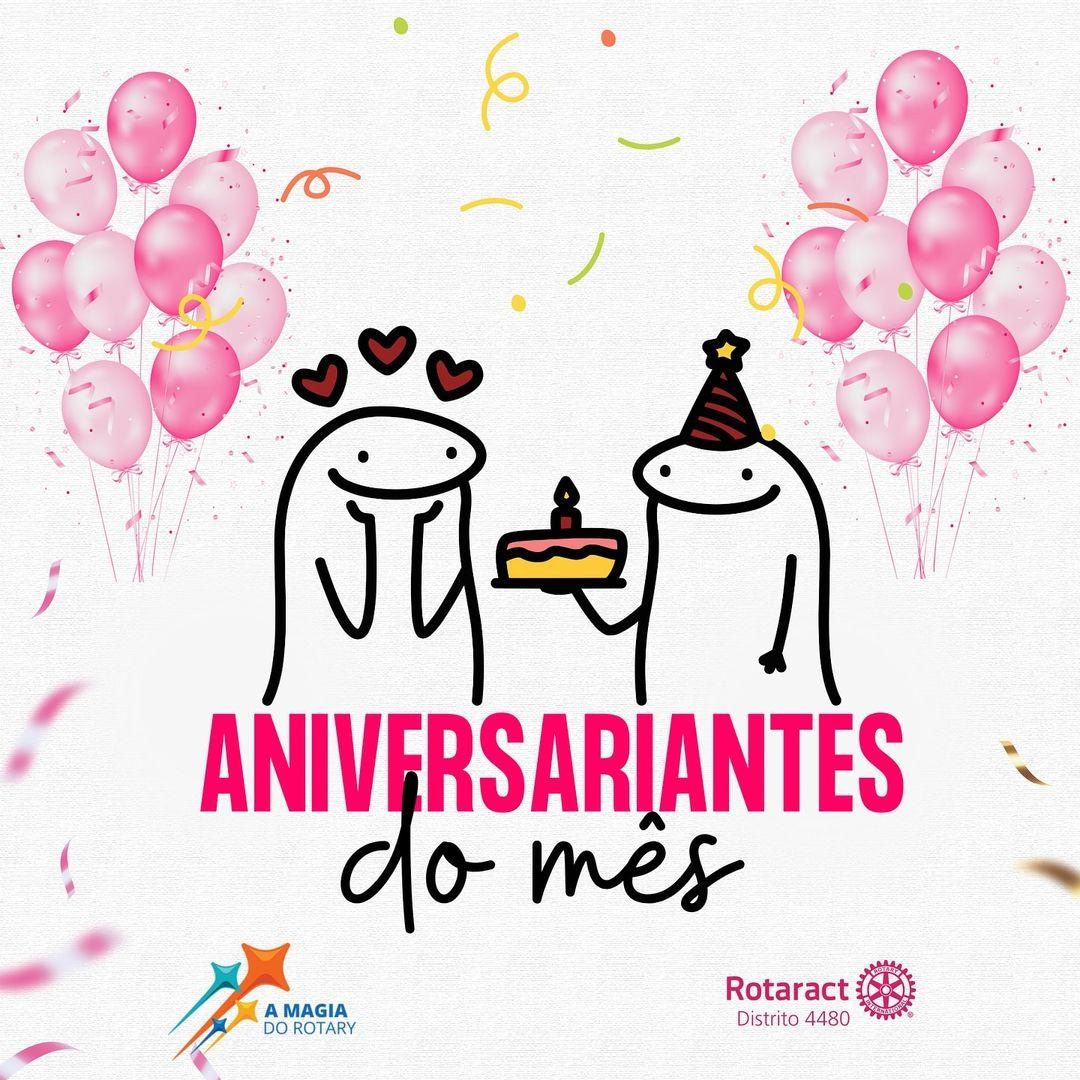 Texto do Rotaract 4480:

Aniversariantes de Setembro

Setembro é um mês especial para celebrar as vi...