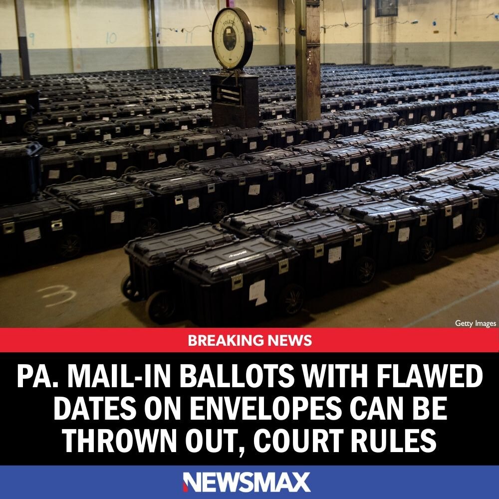 BREAKING NEWS: Pennsylvania voters could have their mail-in ballots thrown out if they do not write accurate dates on the envelopes they use to return them under a state Supreme Court ruling issued Friday that could impact the presidential race. Read more: https://bit.ly/4dbO72p
