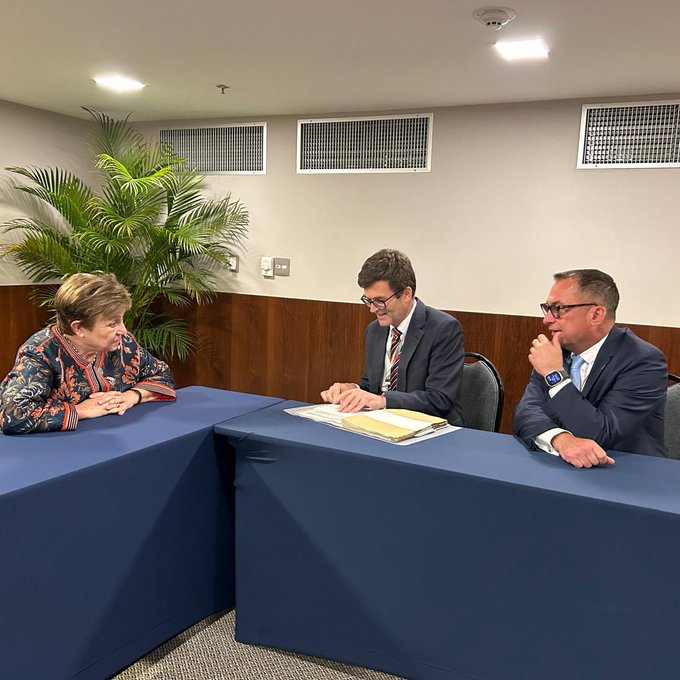 Very productive discussions at #G20Brazil this week with 
@bundesbank
 Governor #JoachimNagel and 
@...